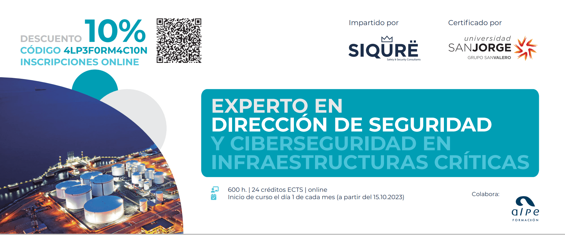curso experto en dirección de seguridad y ciberseguridad en infraestructuras críticas