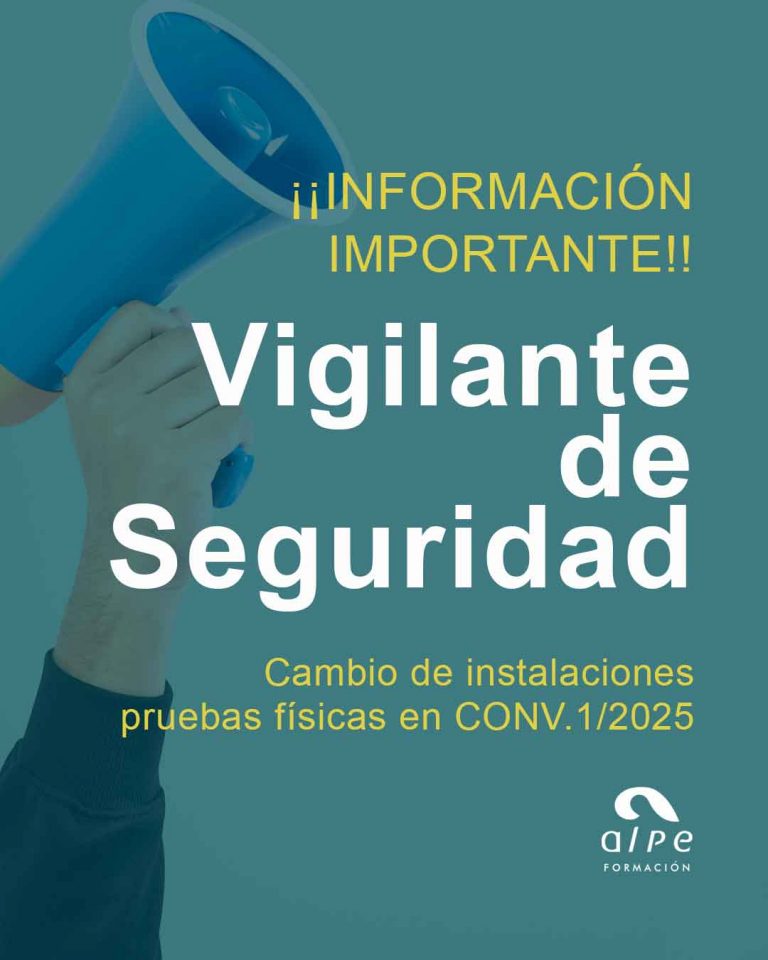 Cambio Importante en la Ubicación de las Pruebas Físicas para Aspirantes a Vigilante de Seguridad