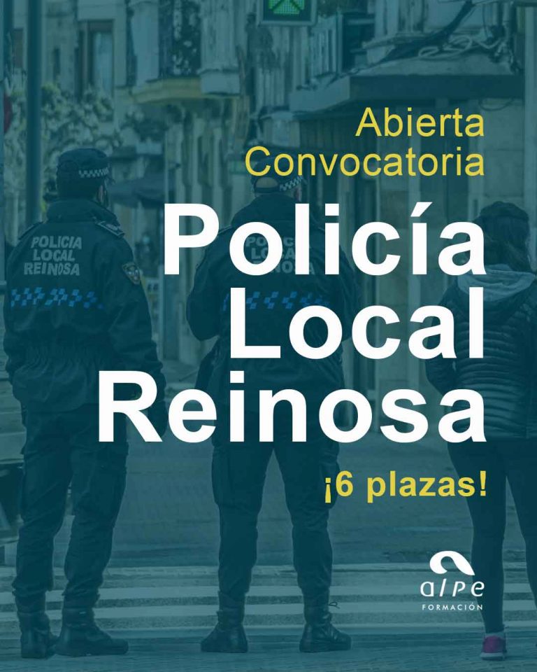 Abierta la convocatoria para 6 plazas de Policía Local en Reinosa