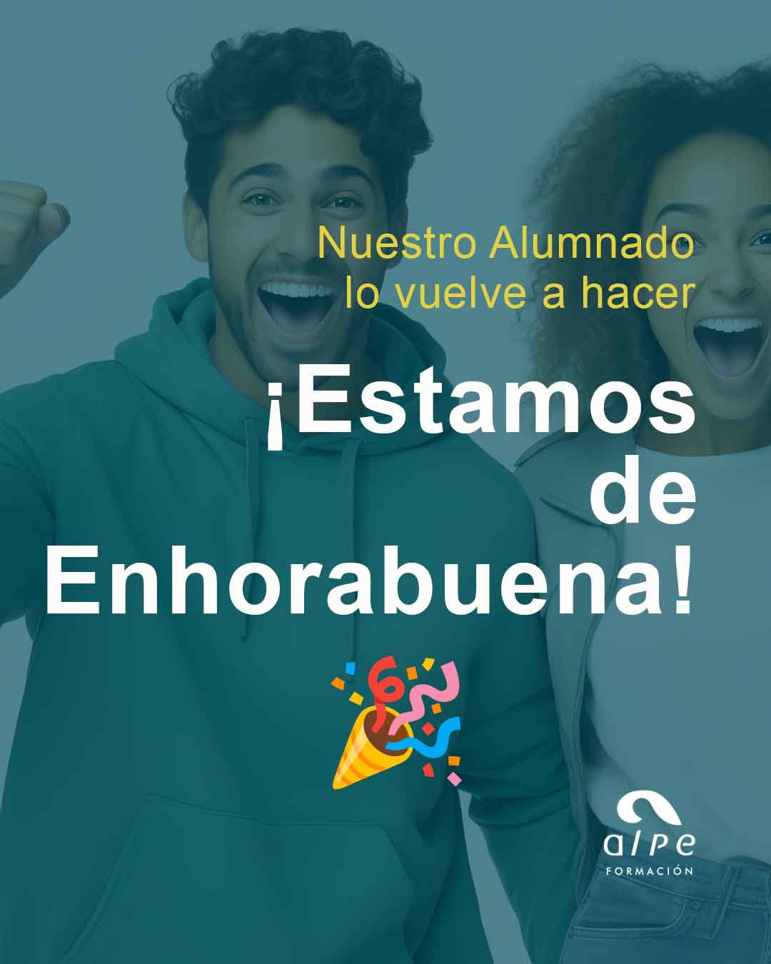 ¡Estamos de enhorabuena en Alpe Formación!