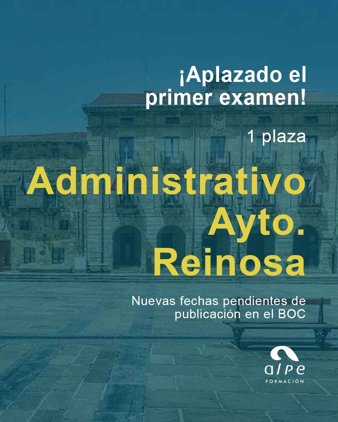 Aplazado el examen de Administrativo en el Ayuntamiento de Reinosa